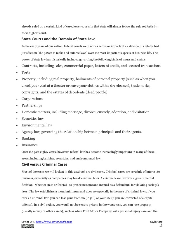 Business Law and the Legal Environment - Page 12